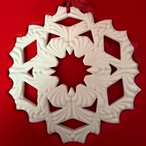 Longaberger snowflake ornament